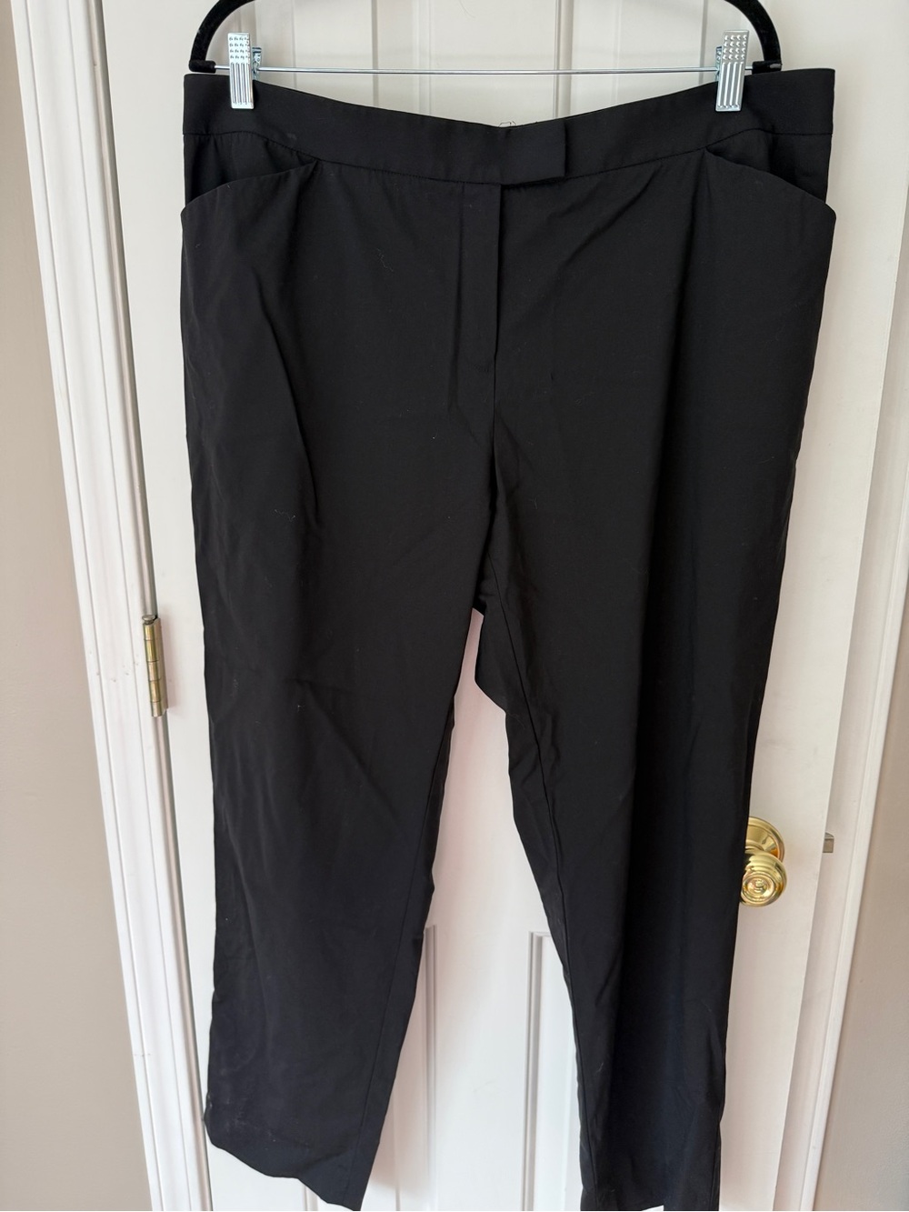 Lafayette 148 New York Irving Black Tailored Straight Trousers